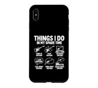 Choses drôles de Guitare Que Je Fais Pendant Mon Temps Libre Design de Guitariste Coque pour iPhone XS Max
