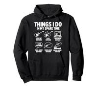 Choses drôles de Guitare Que Je Fais Pendant Mon Temps Libre Design de Guitariste Sweat à Capuche