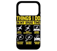 Choses Que Je Fais dans Mes Avions de Temps Libre Coque pour iPhone 17 Pro