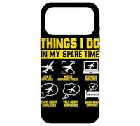 Choses Que Je Fais dans Mes Avions de Temps Libre Coque pour iPhone 17 Pro Max