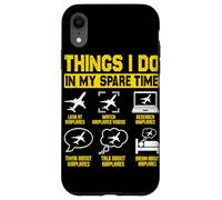 Choses Que Je Fais dans Mes Avions de Temps Libre Coque pour iPhone XR