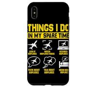 Choses Que Je Fais dans Mes Avions de Temps Libre Coque pour iPhone XS Max