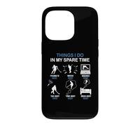 Choses Que Je Fais dans Mon Temps Libre : Amateur de Hockey, Amateur de Hockey Coque pour iPhone 13 Pro