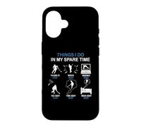 Choses Que Je Fais dans Mon Temps Libre : Amateur de Hockey, Amateur de Hockey Coque pour iPhone 16