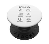 Choses Que Je Fais dans Mon Temps Libre - Brassage PopSockets PopGrip Adhésif