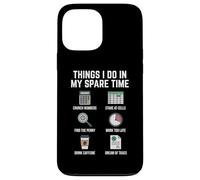 Choses Que Je Fais dans Mon Temps Libre Comptabilité Finance Comptable Coque pour iPhone 13 Pro Max