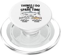 Choses Que Je Fais Pendant Mon : Aller Pêcher, PopSockets PopGrip pour MagSafe