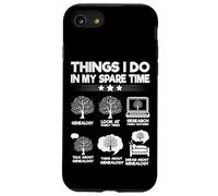 Choses Que Je Fais Pendant Mon Temps Libre Généalogie drôle Coque pour iPhone SE (2020) / 7/8