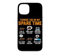 Choses Que Je Fais Pendant Mon Temps Libre Regardez Les tracteurs Think About TR Coque pour iPhone 13