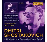 Chostakovitch : 24 Préludes et Fugues pour piano Opus 87 Coffret CD