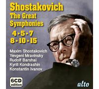 Chostakovitch : les Grandes Symphonies. Barshai, Ivanov, Mravinski, Kondrachine.