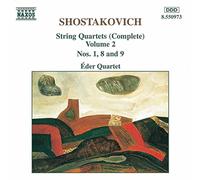 Eder Quartet – Chostakovitch : Quatuors à cordes n° 1, 8 et 9 – CD – NAXOS