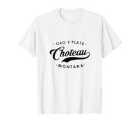 Choteau Montana Oro Y Plata State Devise pour Homme Femme T-Shirt