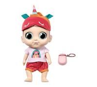 Chou Chou Baby Robin, Édition limitée 905586 - Poupées de 30 cm avec Yeux et Bras mobiles avec Effets Sonores - Avec 1 Tenue supplémentaire, 1 Chapeau & 1 Tétine - Piles requises - Dès 2 ans