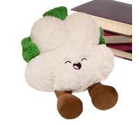 Chou-fleur en peluche - Jolie de légumes en peluche - Doudou doux - Coussin miniature décoratif - Accessoire de canapé fantaisiste - Adorable compagnon de jeu - Cadeau unique pour les