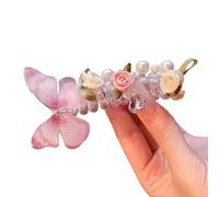Chouchou à cheveux élastique créatif à motif floral pour femmes et filles, accessoires de mode pour filles, support pour queue de cheval