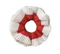 Chouchou à cheveux en dentelle à volants pour usage quotidien - Pour femme - Multicouche - Élastique en dentelle - Élastiques pour cheveux français