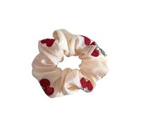 Chouchou à cheveux en forme de fleur brodée - Cercles élastiques pour femmes et filles - Doux et extensible - Accessoire de coiffure brodé