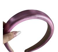 Chouchou à cheveux épais métallique surdimensionné pour femme - Élastique à cheveux élégant pour queue de cheval