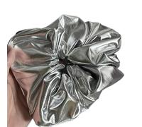 Chouchou à cheveux épais métallique surdimensionné pour femme - Élastique à cheveux élégant pour queue de cheval