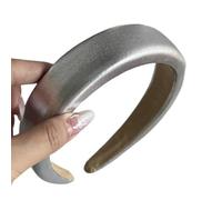 Chouchou à cheveux épais métallique surdimensionné pour femme - Élastique à cheveux élégant pour queue de cheval