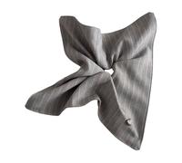 Chouchou à cheveux gris et blanc pittoresque en textile extensible pour femmes et adolescentes