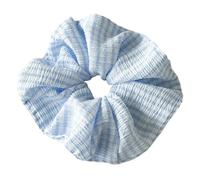 Chouchou cheveux 2pc Large Size Hair Scrunches Denim Scrunchies Big Ponytail Hairties(Skyblue1)