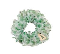Chouchou cheveux 2pc Oversized Printed Chiffon High Elastic Hair Rope Sweet Fabric Scrunchies Accessories(Color2)
