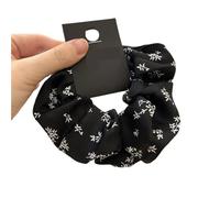 Chouchou Cheveux Femme 3pc Leopard Print Oversized Scrunchie For Women Elastic Big Hair Tie Girls Black Rubber Bands Retro Rope pour Accessoires(Color 9)