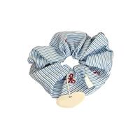 Chouchou classique avec nœud en dentelle extensible pour femmes, adolescentes, filles