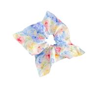 Chouchou élastique à cheveux avec de peinture à l ' huile pour, accessoire décoratif pour vacances, cravate en tissu pour