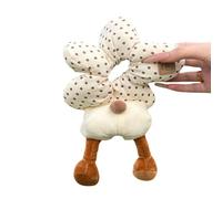 Chouchou élastique avec broderie florale avec motif dessin animé, tissu doux et extensible, accessoires pour cheveux pour un usage quotidien