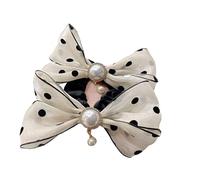 Chouchou Elastique Cheveux Bow Knot Hair Ring Polka Dot Head Jewelry Rope Coil Durable Accessoires