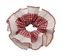 Chouchou élastique double couche en dentelle pour femmes et filles