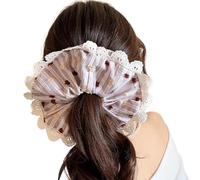 Chouchou élastique en dentelle pour chignon - Gros chouchou pour cheveux - Accessoires féminins