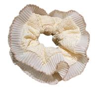 Chouchou élégant pour cheveux de ballet pour femmes, chouchous élastiques à cheveux en dentelle multicouche, couvre-chef, élastique pour cheveux