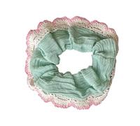 Chouchou élégant pour cheveux de ballet pour femmes, chouchous élastiques à cheveux en dentelle multicouche, couvre-chef, coiffure élastique