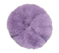 Chouchou en fourrure épaisse et large pour femme - Élastique pour queue de cheval