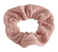 Chouchou en laine avec influence du design coréen pour femmes et filles ayant besoin d'un accessoire pour cheveux extensible et confortable (rose)