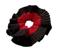 Chouchou épais surdimensionné en dentelle pour femme avec corde à cheveux