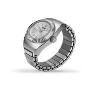 Ice-Watch Montre-bague Chouchou Silver Femme - Bracelet extensible acier inoxydable - 025514 (15mm)