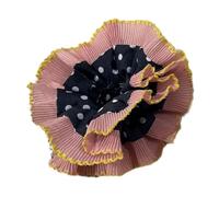 Chouchou surdimensionné en dentelle - Élastique à cheveux épais - Pour femme - Différentes tenues