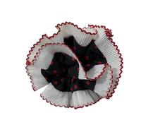 Chouchou surdimensionné en dentelle - Élastique à cheveux épais - Pour femme - Différentes tenues