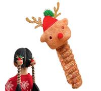 Chouchous à cheveux de Noël - Bandeau de Noël - Bandeau de Noël | Accessoires de cheveux de Noël, élastiques à cheveux en de festival, élastiques à cheveux en sans dommage pour queue