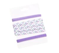 Chouchous à cheveux doux tissés colorés chouchous élastiques postiches cheveux épais chignon corde cheveux femme décoration cheveux