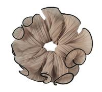 Chouchous à cheveux froncés, épais et surdimensionné, élégant avec corde à cheveux, chouchou pour femme