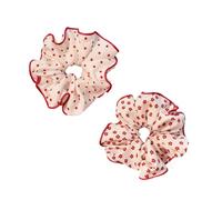 Chouchous à cheveux froncés, épais et surdimensionné, élégant avec corde à cheveux, chouchou pour femme