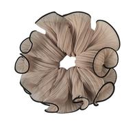 Chouchous à cheveux froncés, épais et surdimensionné, élégant avec corde à cheveux, chouchou pour femme