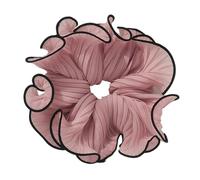 Chouchous à cheveux froncés, épais et surdimensionné, élégant avec corde à cheveux, chouchou pour femme