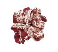 Chouchous à cheveux - Grands chouchous - Doux et élastiques - En soie de qualité supérieure - En satin - Pour femme et fille - En satin - Pour filles et femmes - Bordeaux